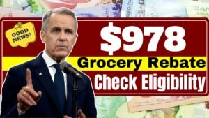CRA Confirms July 2025 $978 Grocery Rebate, Check Eligibility and Payment Dates