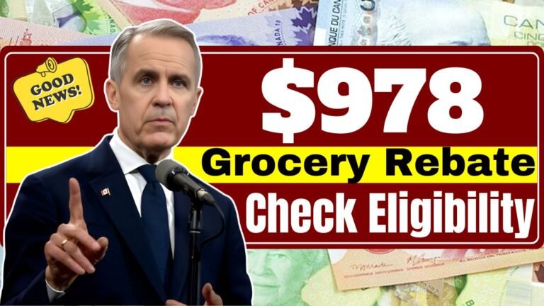 $978 Grocery Rebate